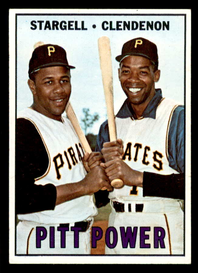 1967 Topps Baseball #266 Willie Stargell Donn Clendenon EX-MT 543278