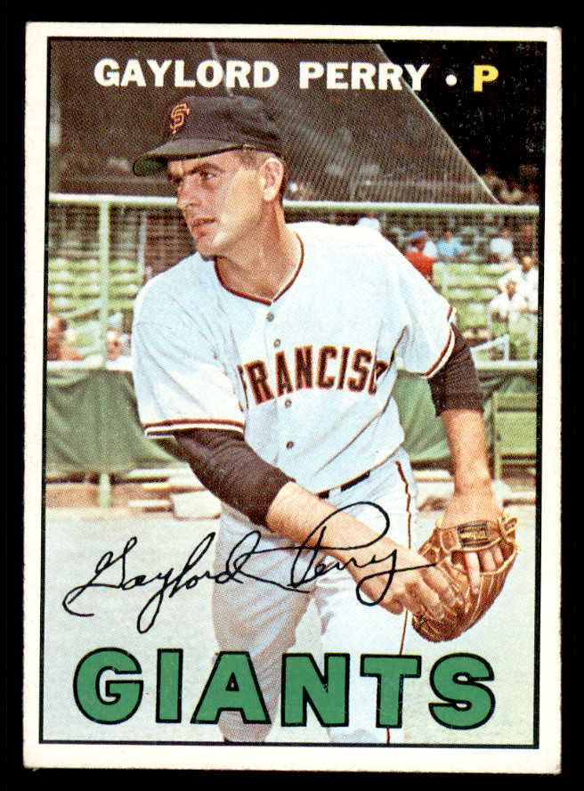 1967 Topps Baseball #320 Gaylord Perry Giants EX-MT 543279