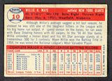 1957 Topps Baseball #010 Willie Mays Giants VG-EX 543292