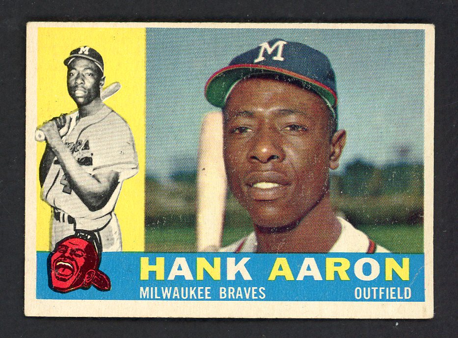 1960 Topps Baseball #300 Hank Aaron Braves VG-EX 543300