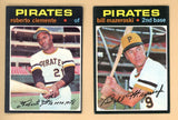 1971 Topps Lot #630 Roberto Clemente #110 Bill Mazeroski Nice 543309
