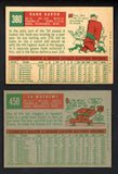 1959 Topps Lot #380 Hank Aaron #450 Eddie Mathews EX-MT 543311