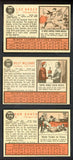 1962 Topps Lot #387 Lou Brock #288 Billy Williams #170 Ron Santo 543314
