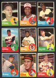 1963 Topps Baseball Near Set (-31) Mid Grade Snider Kaline Spahn 543326