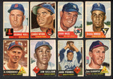 1953 Topps Baseball Near Set 245 Diff Low Grade Campanella Berra 543330