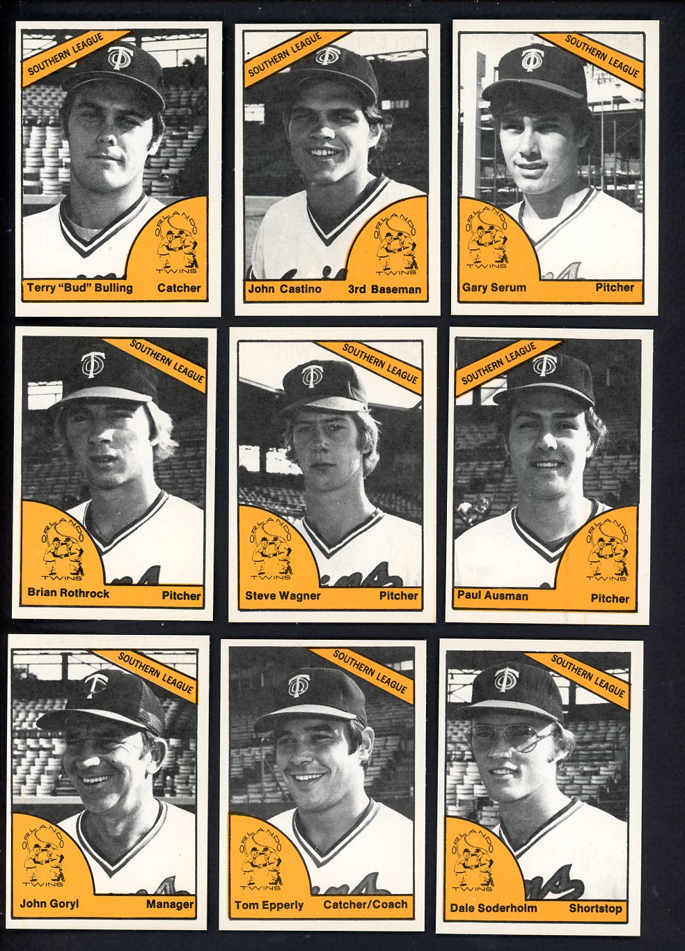 1977 TCMA Orlando Twins Complete Set John Castino 543379