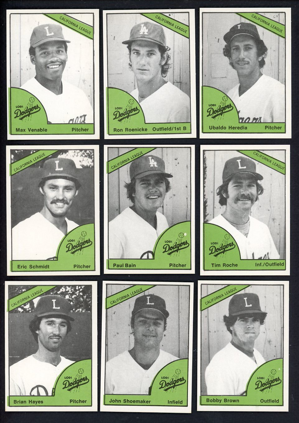 1978 TCMA Lodi Dodgers Complete Set Max Venable 543404