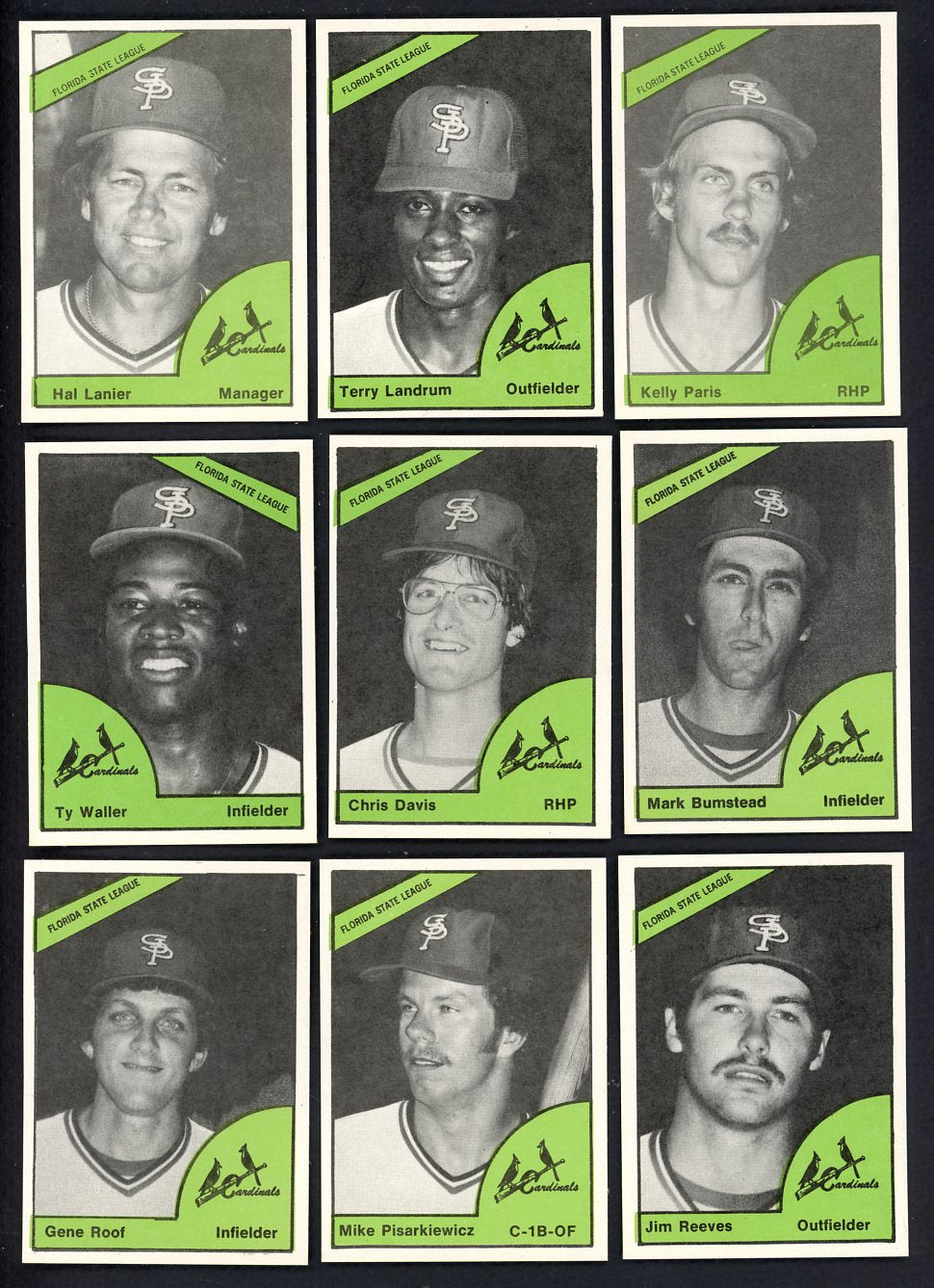 1978 TCMA St. Petersburg Cardinals Complete Set Hal Lanier 543416