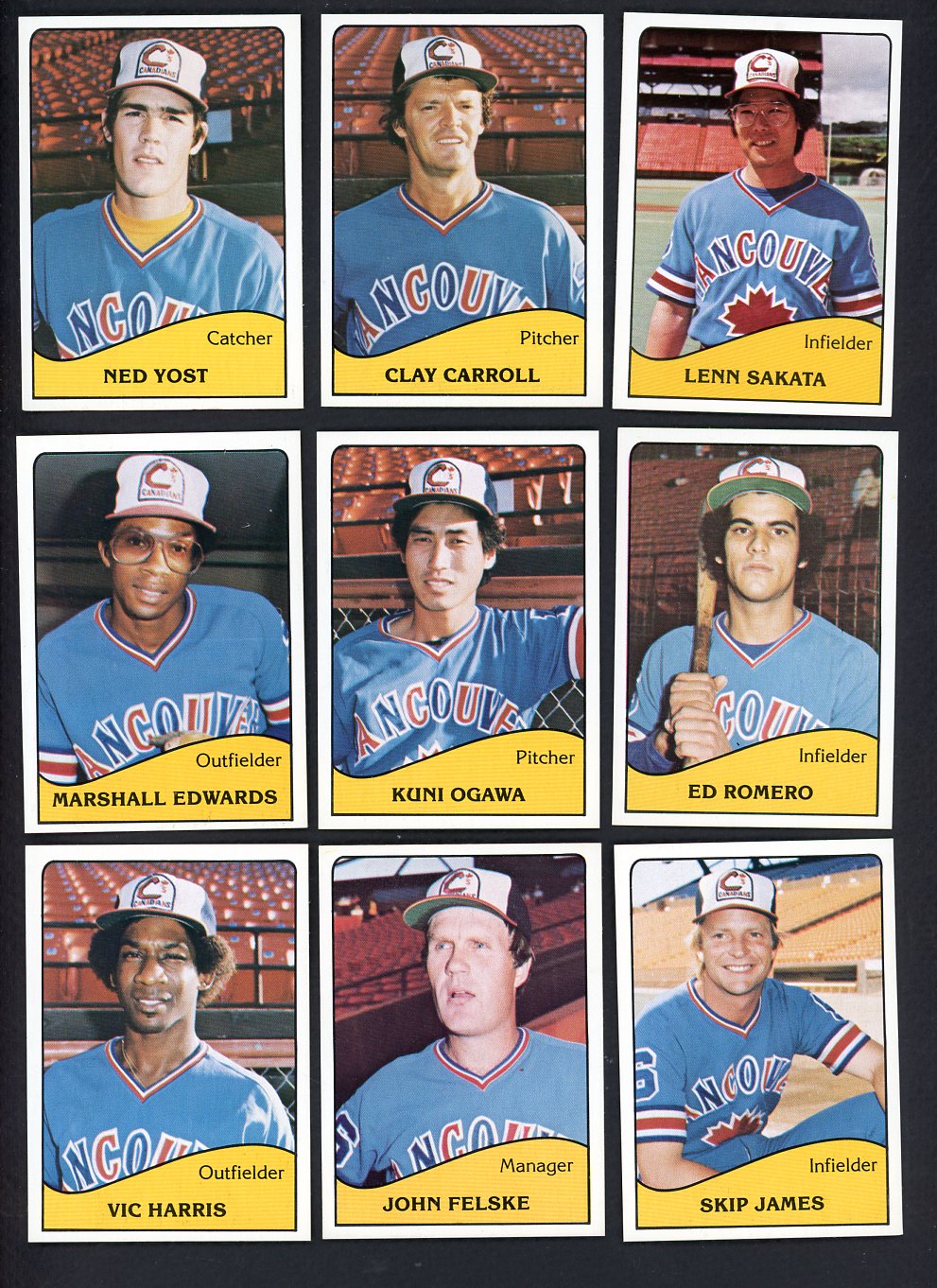 1979 TCMA Vancouver Canadians Complete Set Clay Carroll 543443