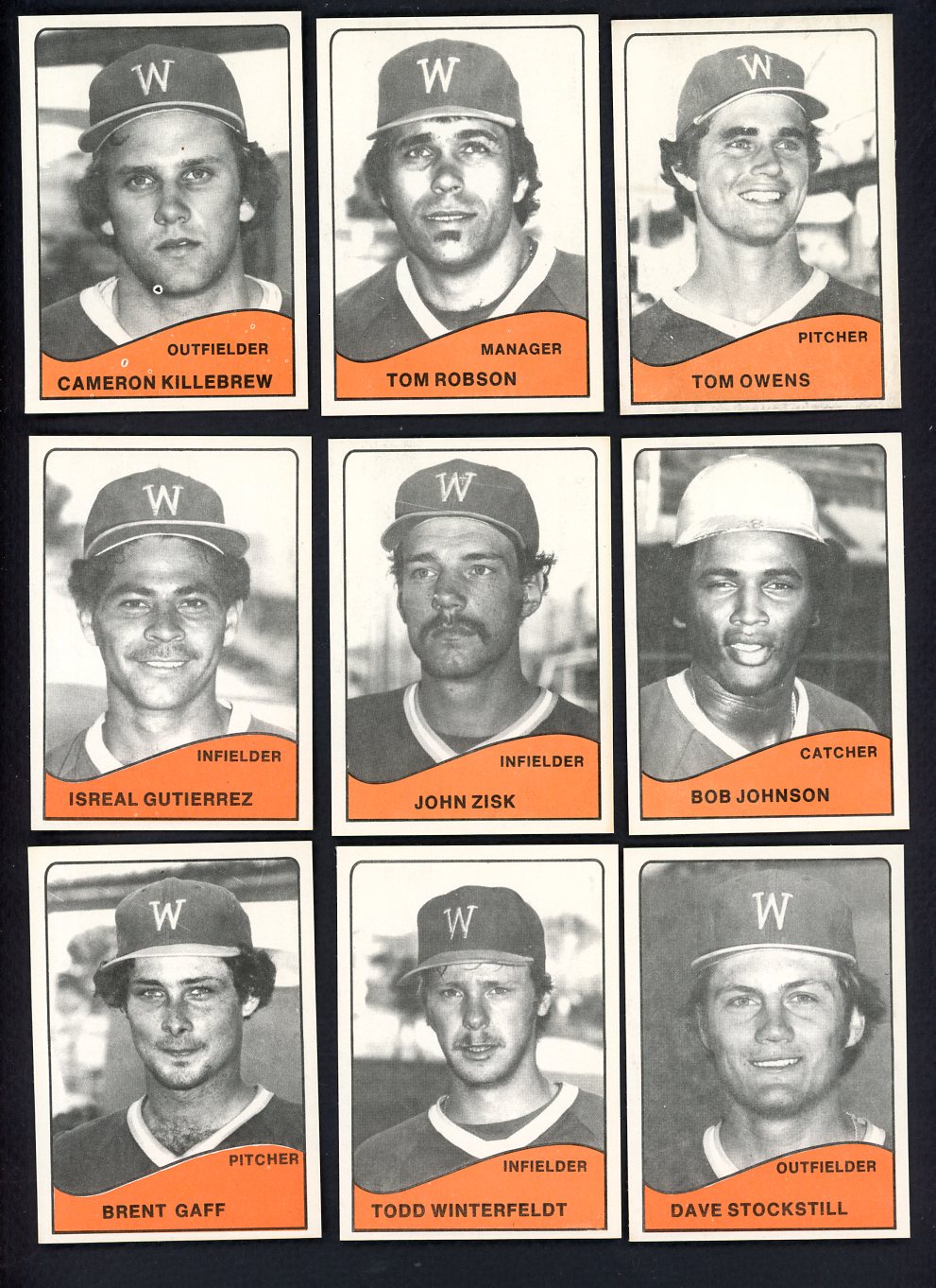 1979 TCMA Wausau Timbers Complete Set Cameron Killebrew 543444