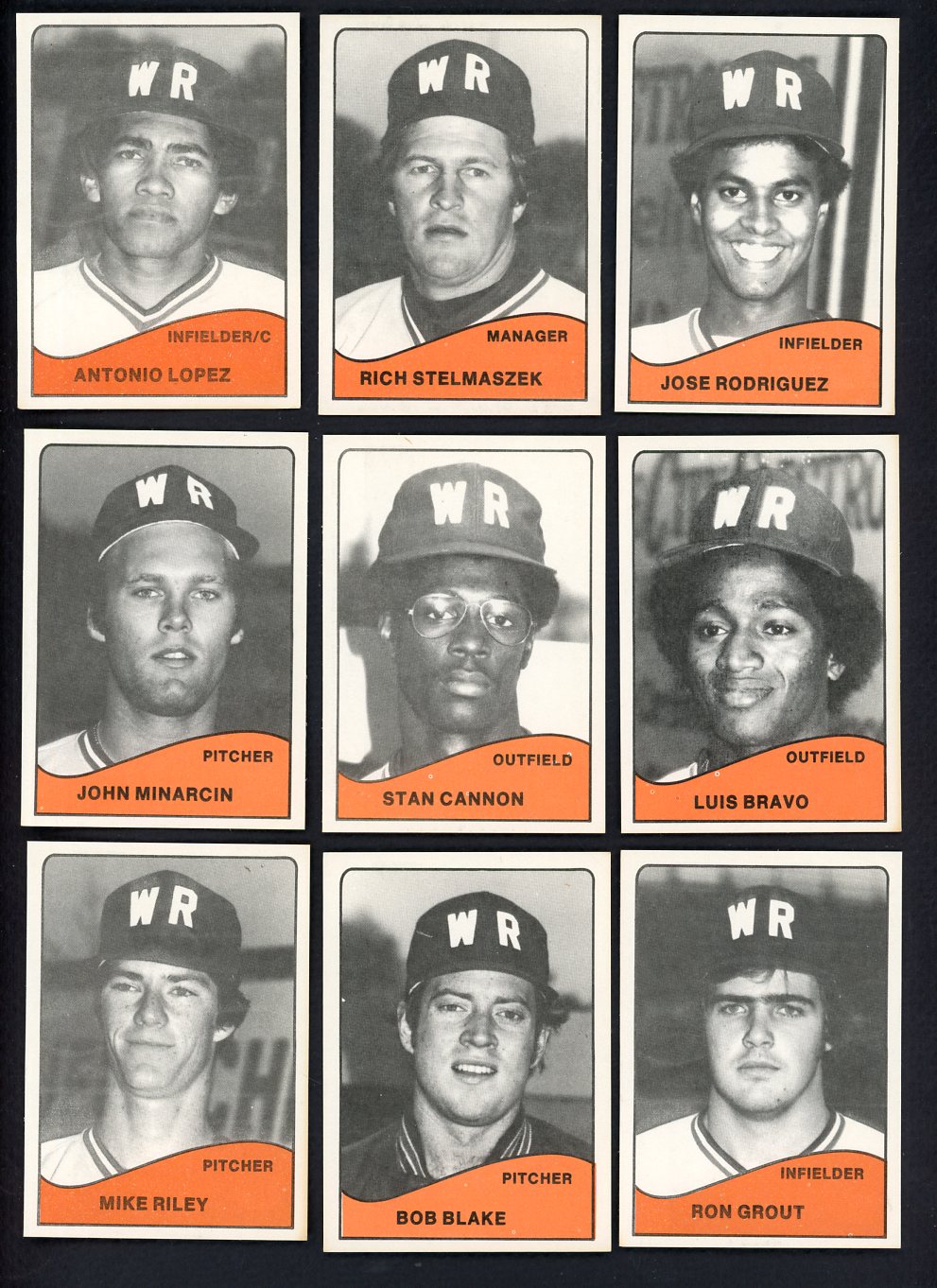 1979 TCMA Wisconsin Rapids Twins Complete Set Rich Stelmaszek 543446
