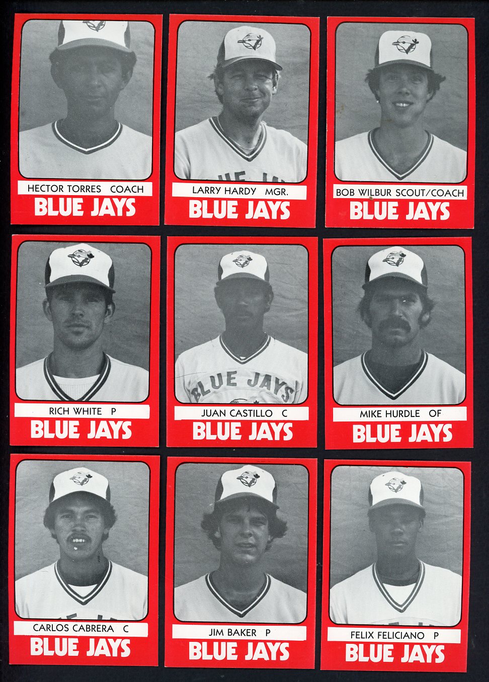 1980 TCMA Utica Blue Jays Complete Set Juan Castillo 543466