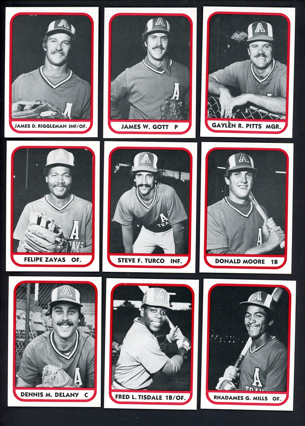 1981 TCMA Arkansas Travelers Complete Set Jim Gott 543468