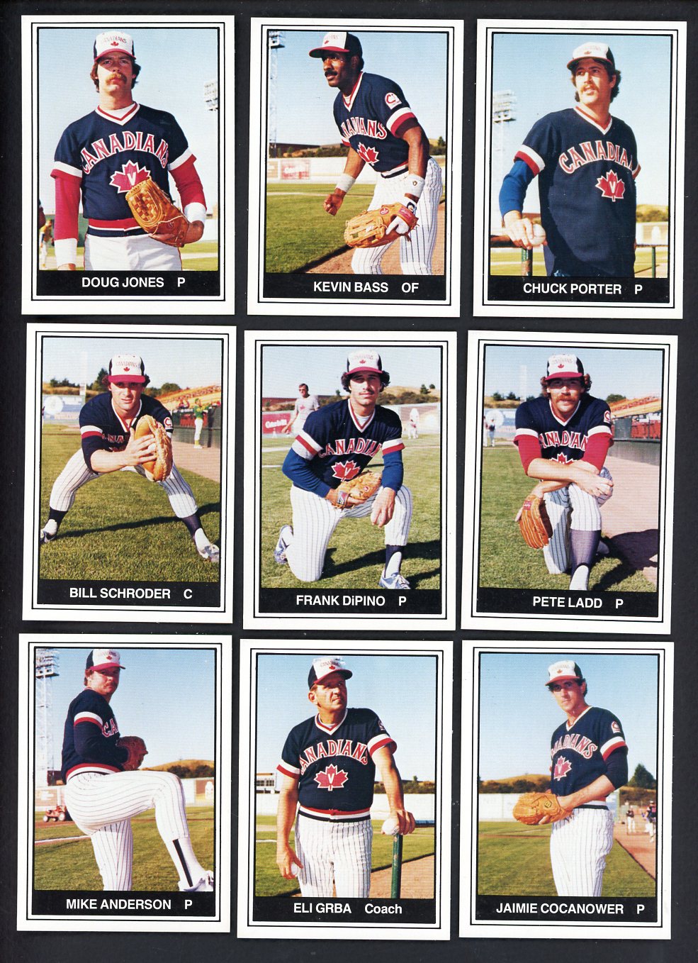 1982 TCMA Vancouver Canadians Complete Set Kevin Bass 543527