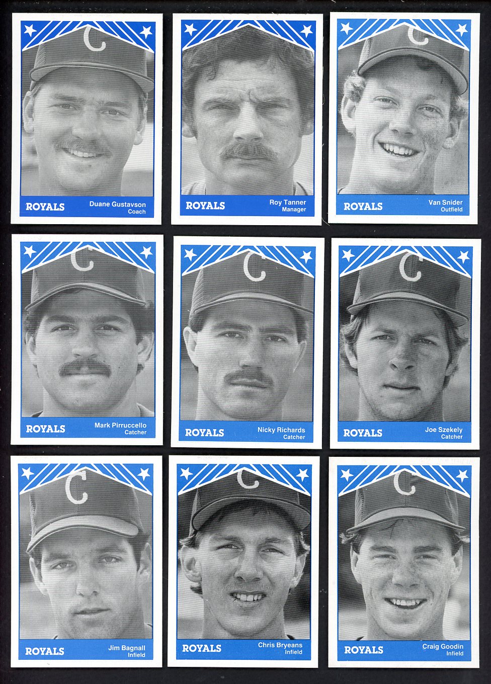 1983 TCMA Charleston Royals Complete Set Roy Tanner 543543