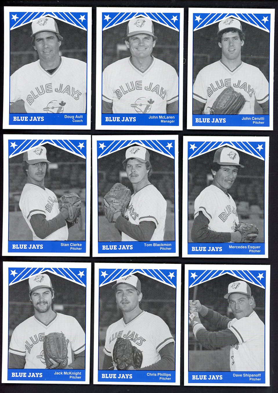 1983 TCMA Knoxville Blue Jays Complete Set John Cerutti 543553