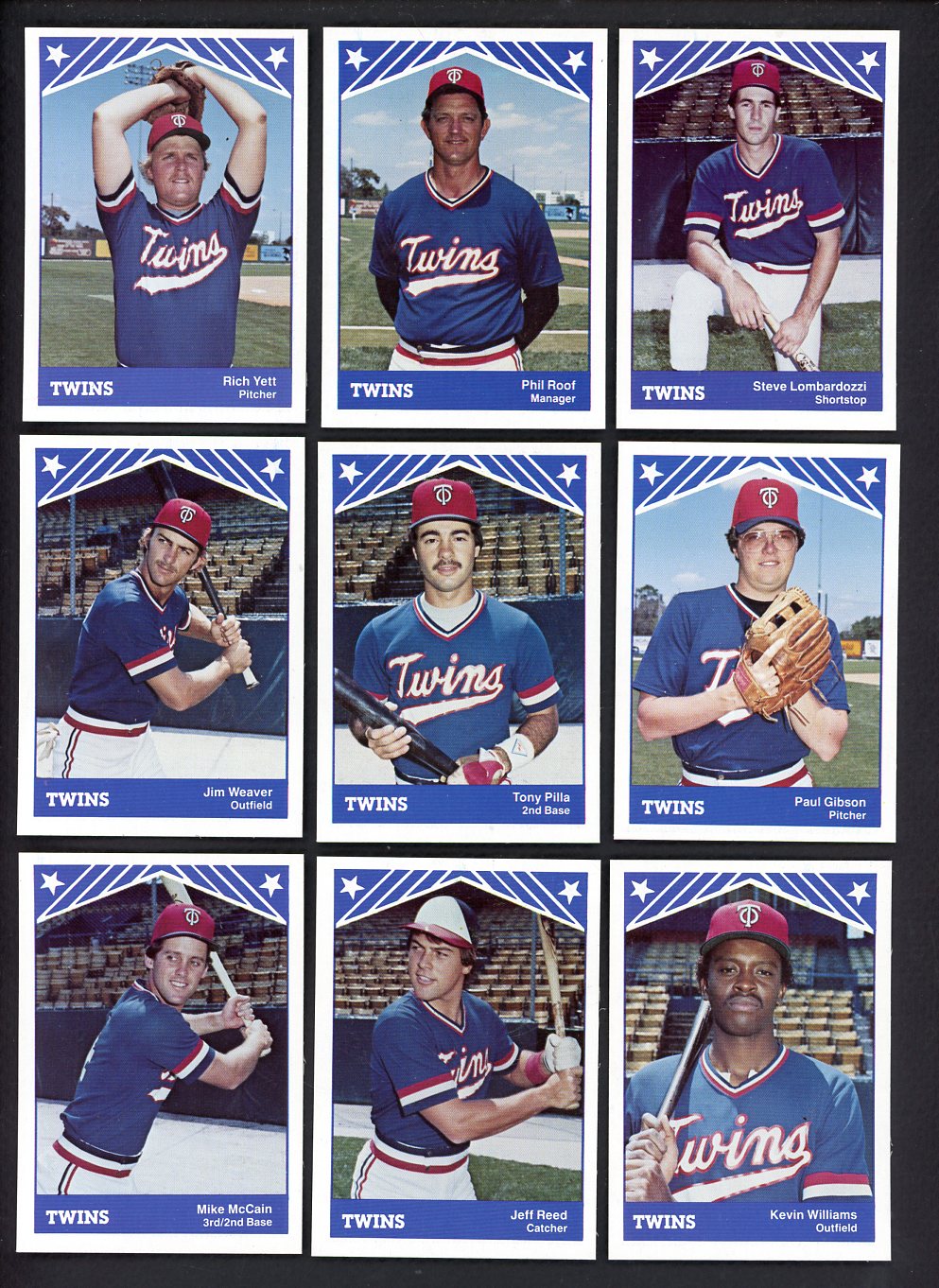 1983 TCMA Orlando Twins Complete Set Jeff Reed 543560