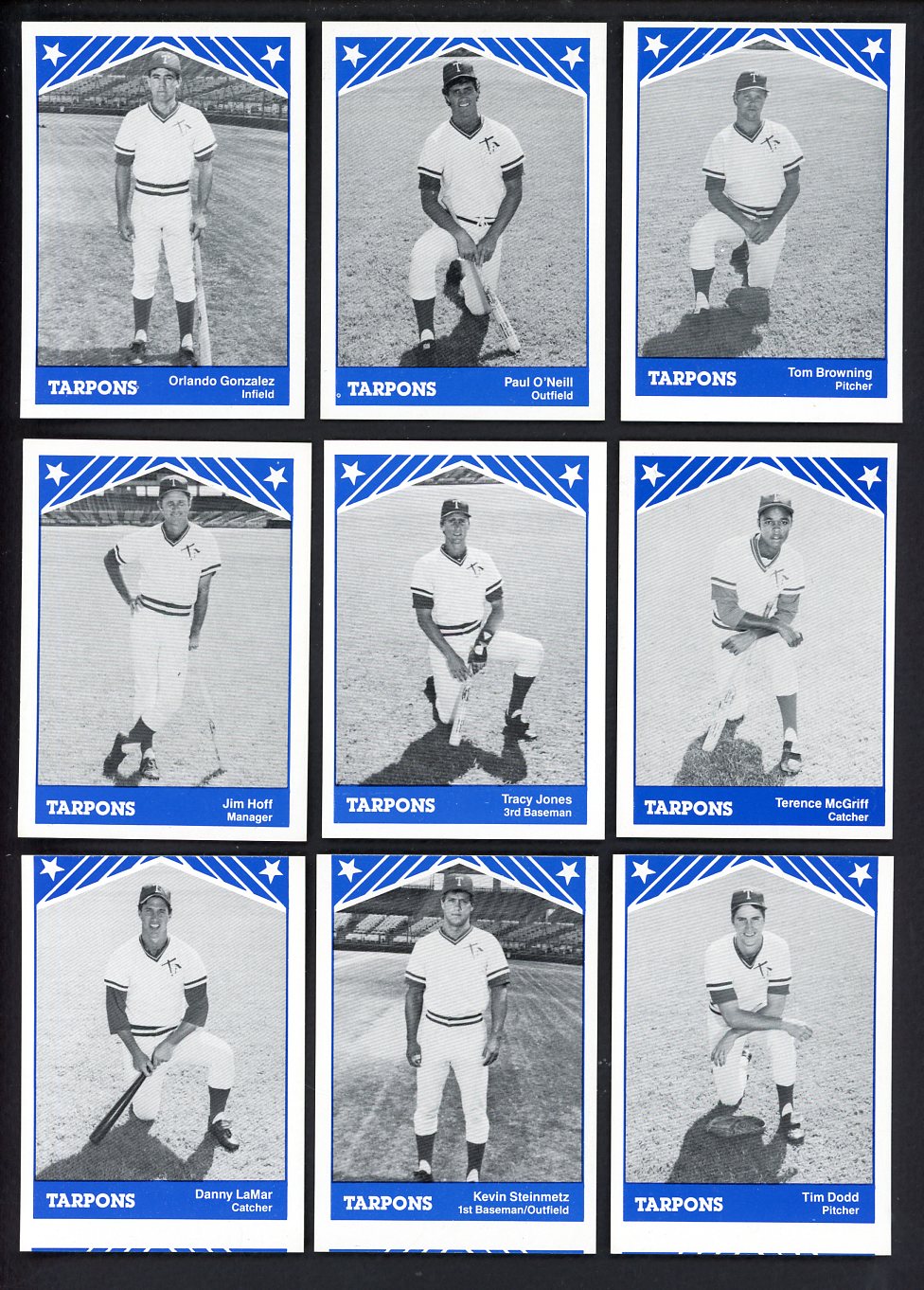 1983 TCMA Tampa Tarpons Complete Set Paul O'Neill 543567