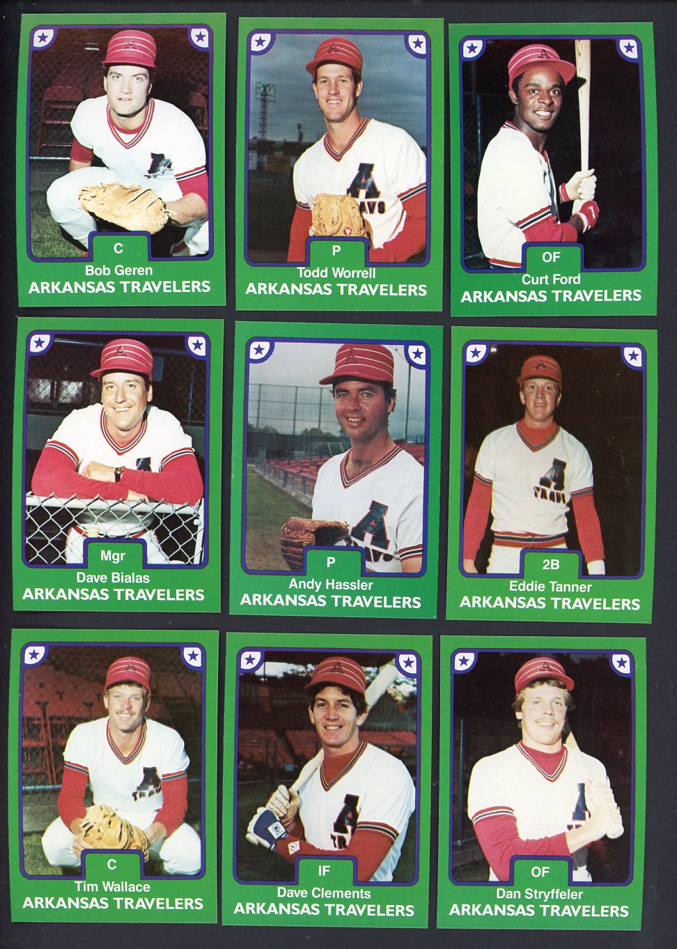 1984 TCMA Arkansas Travelers Complete Set Todd Worrell 543576