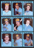 1985 TCMA Beloit Brewers Complete Set Dave Machemer 543612