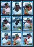 1985 TCMA Greensboro Hornets Complete Set Doug Camilli 543621