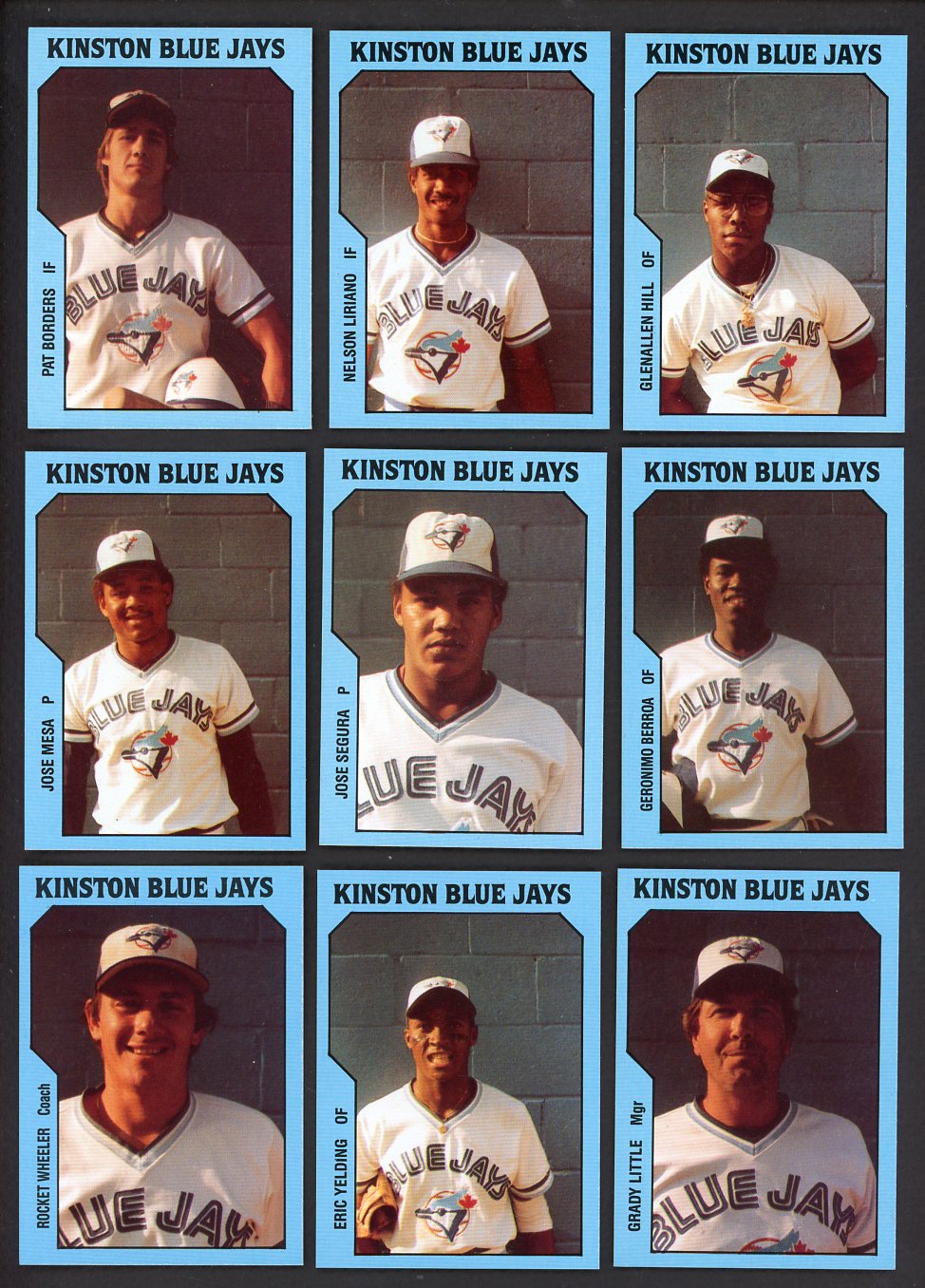 1985 TCMA Kinston Blue Jays Complete Set Pat Borders 543627