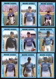 1985 TCMA Maine Guides Complete Set Geno Petralli 543633