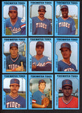 1985 TCMA Tidewater Tides Complete Set Kevin Mitchell 543651