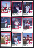 1986 Pro Card Appleton Foxes Complete Set Randy Velarde 543659