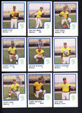 1986 Pro Card Madison Muskies Complete Set Walt Weiss 543701
