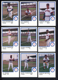 1986 Pro Card Toledo Mud Hens Complete Set Ron Washington 543739