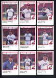 1986 Pro Card Waterloo Indians Complete Set Steve Swisher 543747