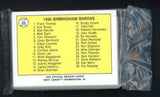 1990 Best Birmingham Barons Complete Set Frank Thomas 543772