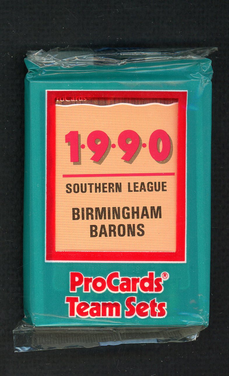 1990 Pro Card Birmingham Barons Complete Set Frank Thomas 543773