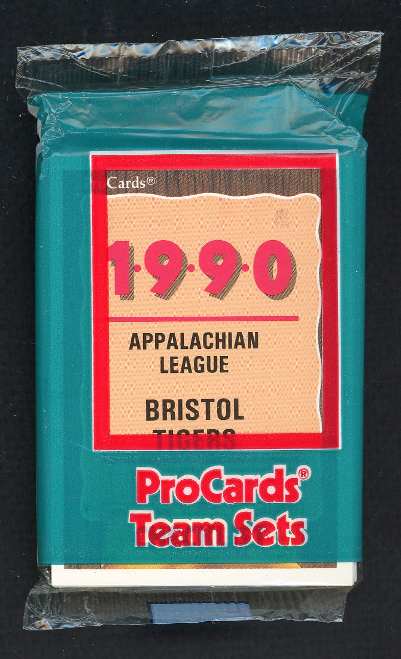 1990 Pro Card Bristol Tigers Complete Set Brian Dubois 543775