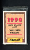 1990 Pro Card Charleston Wheelers Complete Set Trevor Hoffman 543788