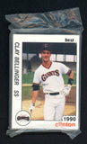 1990 Best Clinton Giants Complete Set Clay Bellinger 543789