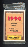 1990 Pro Card Gate City Pioneers Complete Set Keith Casey 543802