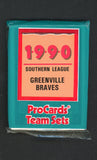 1990 Pro Card Greenville Braves Complete Set Turk Wendell 543807