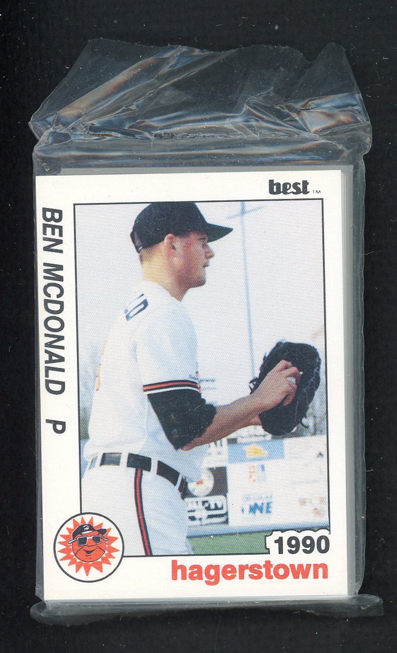 1990 Best Hagerstown Suns Complete Set Ben McDonald 543808