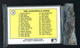 1990 Best Jacksonville Expos Complete Set John Vanderwal 543817