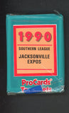 1990 Pro Card Jacksonville Expos Complete Set Greg Colbrunn 543818