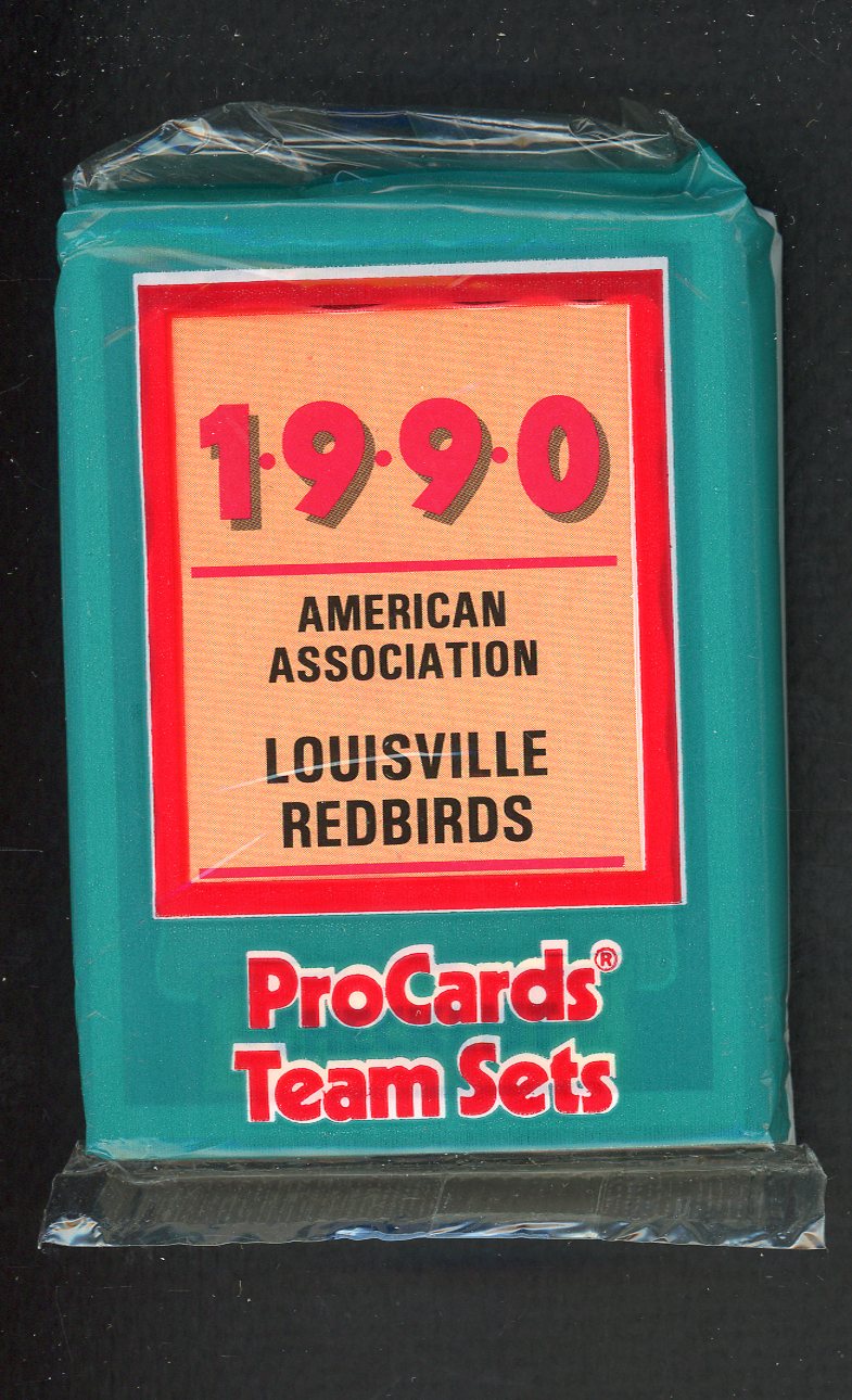 1990 Pro Card Louisville Redbirds Complete Set Ray Lankford 543826