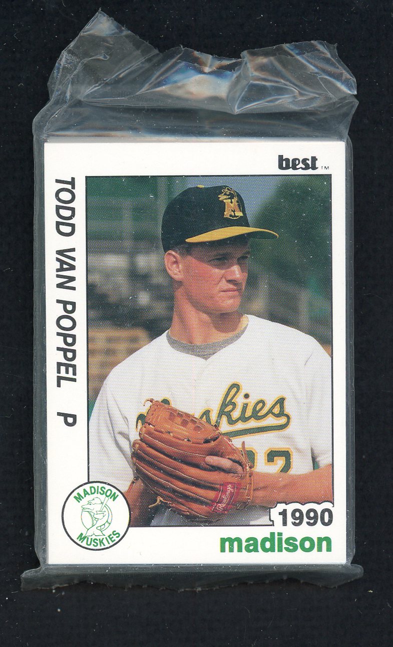 1990 Best Madison Muskies Complete Set Todd Van Poppel 543827