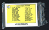 1990 Best Madison Muskies Complete Set Todd Van Poppel 543827