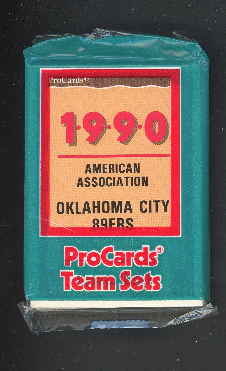 1990 Pro Card Oklahoma City 89ers Complete Set Juan Gonzalez 543838