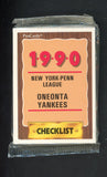 1990 Pro Card Oneonta Yankees Complete Set Troy Hillman 543840