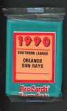 1990 Pro Card Orlando Sun Rays Complete Set Chuck Knoblauch 543842