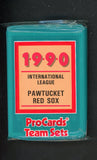 1990 Pro Card Pawtucket Red Sox Complete Set Mo Vaughn 543844