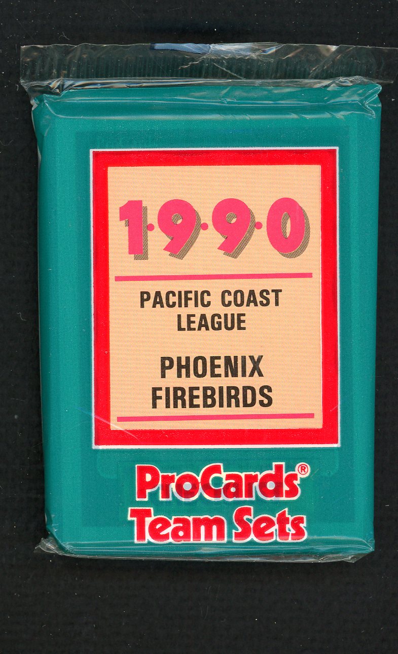 1990 Pro Card Phoenix Firebirds Complete Set Trevor Wilson 543845